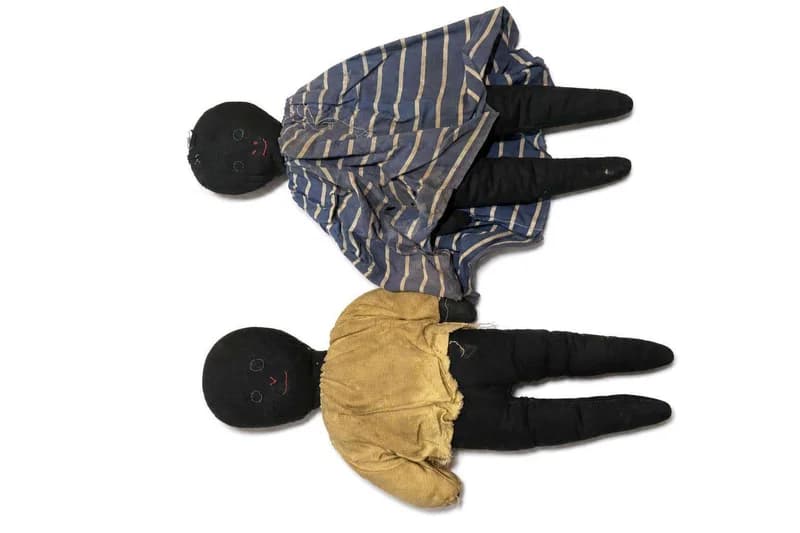 Handmade Black Americana cloth rag doll pair