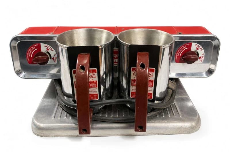 Campbell's Model E-5 Soup Warmer with Two Cups